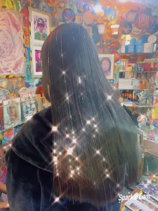 ロング カラー ヘアアレンジ ネイル マツエク・マツパ haco+所属・🌈派手髪エクステ ブレイズ🌈ひろとのヘアスタイル