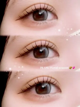 マツエク・マツパ Ren♡梅田┋束感 マツエク┋パリエクのマツエク・マツパデザイン