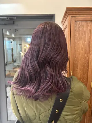 ミディアム カラー re view 日和のヘアスタイル