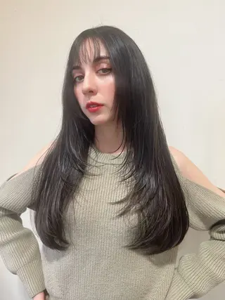 ロング 💫レイヤーカット✨ 透明感カラー工藤雄大のヘアスタイル