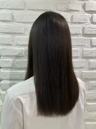 ロング パーマ 【センターパート/ マッシュ】ryokaのヘアスタイル