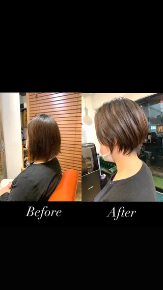ショート et Douce所属・艶髪／髪質改善／ カワモトヒロトのヘアスタイル