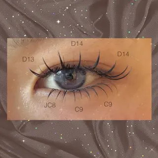 マツエク・マツパ Vero  〜private  eyelash salon〜所属・プロ施術★完全 個室VeroＭaiのマツエク・マツパデザイン