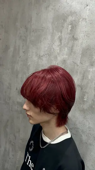 ミディアム カラー メンズ 🦄カイ/メンズ 韓国ヘア/パーマ🦄のヘアスタイル