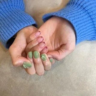 ネイル フリーランス¨̮⃝ ネイリストOKADAのネイルデザイン