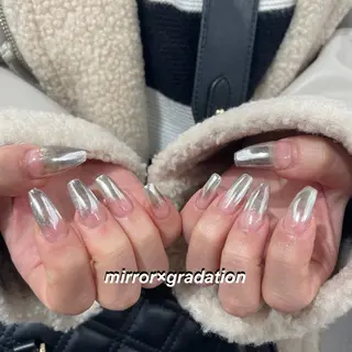 ネイル 🫧飛山琉桜/二条 ネイルアート/束感のマツエク・マツパデザイン