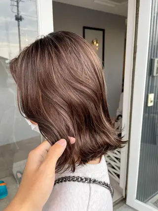 ミディアム 阿見 大成のヘアスタイル