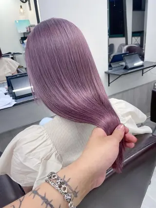 ロング maya レイヤーカットのヘアスタイル