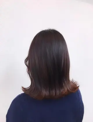 ミディアム 松本平太郎美容室大宮店所属・もりたみかこ 美容師お休み中のヘアスタイル