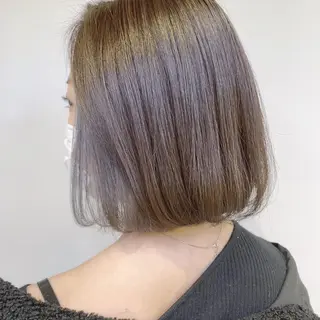 ミディアム カラー ボブ・レイヤーカット 吉敷航一のヘアスタイル