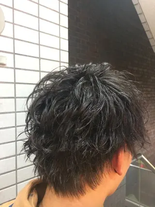 カラー パーマ ヘアアレンジ メンズ メンズパーマの巨匠 鈴木純のヘアスタイル