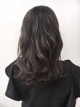 セミロング カラー パーマ ヘアアレンジ メンズ キッズ マツエク・マツパ Luela堅田所属・田中 裕士のヘアスタイル