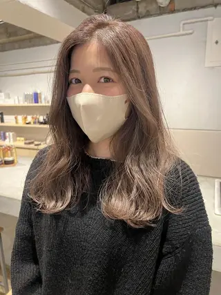 セミロング カラー SERENA ㅤのヘアスタイル