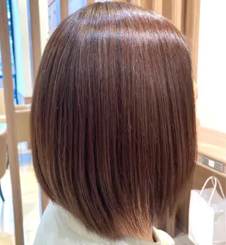 ミディアム パーマ 🔸縮毛矯正🔸 カソリ　ナユタのヘアスタイル