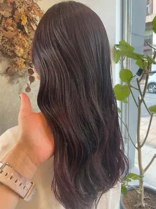 ロング カラー Hair Design lima所属・耳つぼ/クロスパーマ /イシグロのヘアスタイル