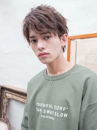 メンズ aile 上大岡所属・佐藤 真穂のヘアスタイル