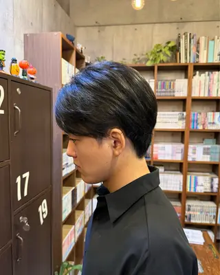 メンズ 艶ベージュカラー naoki.のヘアスタイル