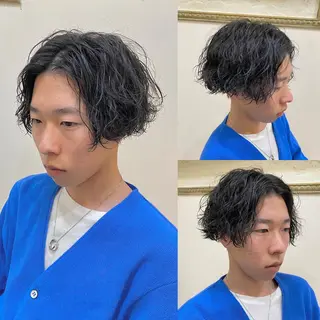 パーマ メンズ 年間2000名担当◎ パーマ職人/仲原佑樹のヘアスタイル