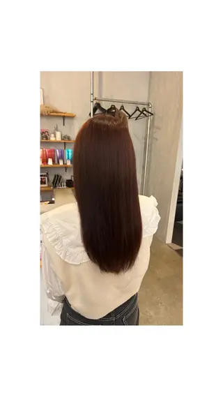 セミロング 長谷川 楓恋のヘアスタイル