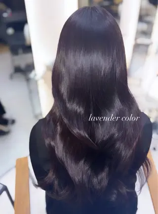 ロング カラー 艶髪・透明感カラー・ 韓国ヘア・Yuriのヘアスタイル