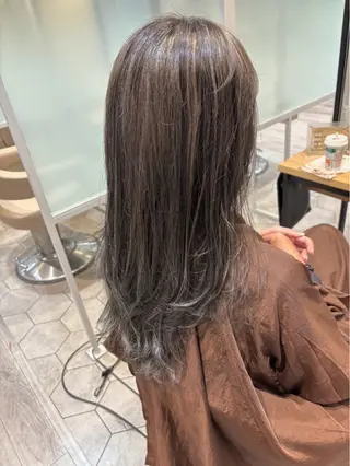 ミディアム カラー ✨髪質改善カラー✨ 赤味除去カラー／理久のヘアスタイル