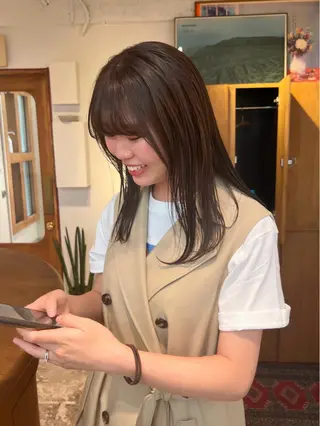 カラー aiko【艶カラー ・ミニモ年内で終了】のヘアスタイル