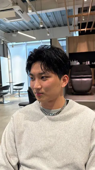 メンズ ありあ【カット、 パーマモデル】のヘアスタイル