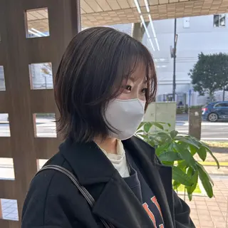 ミディアム ダブルカラー/韓国 ヘア/さわのあかねのヘアスタイル