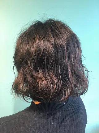 ショート パーマ さかい なつみのヘアスタイル
