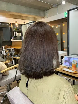 ミディアム カラー 統括マネージャー/ 髪のドクター/前原悟のヘアスタイル