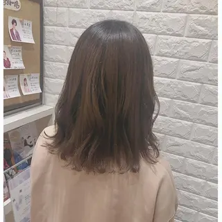 ミディアム 韓国ヘア ♡tomimaのヘアスタイル