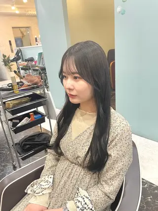 ロング 亀川蓮 Agu hairのヘアスタイル