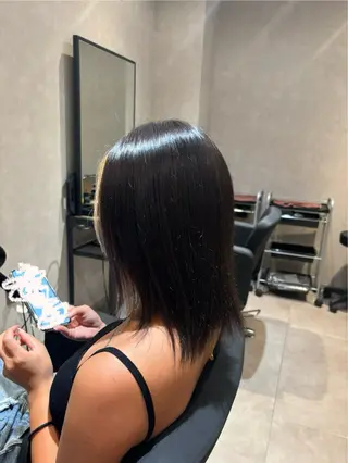 ミディアム hair salon 【ao.】所属・髪質改善/縮毛矯正 /TATSUYAのヘアスタイル