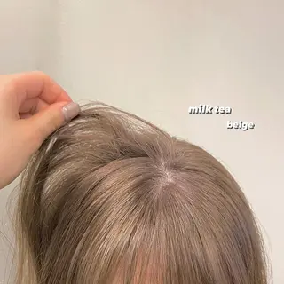 ミディアム カラー パーマ ヘアアレンジ メンズ キッズ ネイル マツエク・マツパ EMANON梅田店所属・前川 朋香のヘアスタイル