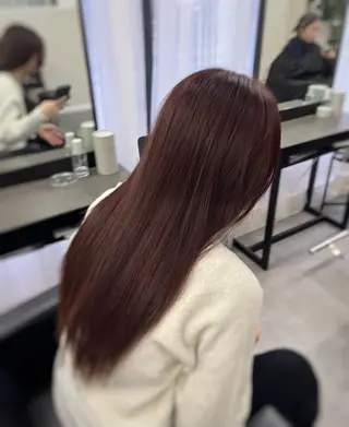 ロング カラー CLOVE所属・下石怜子/レイヤー/ 透明感カラーのヘアスタイル