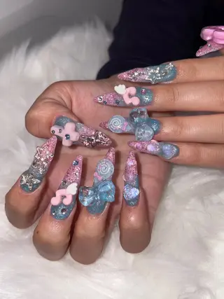 ネイル 👽個性派ネイル🎀 komachiのマツエク・マツパデザイン