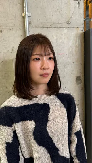 セミロング 三好 祐希 #似合わせ#髪質改善のヘアスタイル