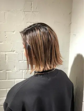 ミディアム 泉 堅也のヘアスタイル