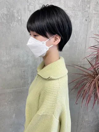 ショート 森綱 悠 /栄/ボブのヘアスタイル