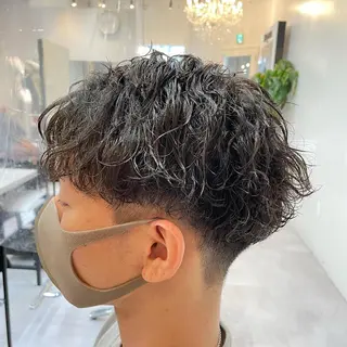 ショート 髪質改善× ハイライト溝江のヘアスタイル