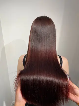 ロング 縮毛矯正/髪質改善 特化/冨島智基のヘアスタイル