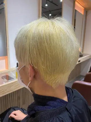 カラー メンズ メンズブリーチカラー /パーマ ごーた立川のヘアスタイル