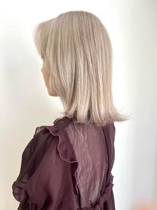 ショート カラー レイヤーカット×艶髪 /Ayanaのヘアスタイル