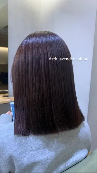 ミディアム カラー natsu/梅田 /透明感/艶髪のヘアスタイル