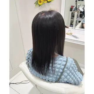 セミロング カラー 韓国ヘア 🎀中川綾乃🎀のヘアスタイル