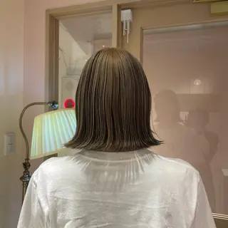 ミディアム マホ/日吉/髪質改善 /レイヤー/ガーリーのヘアスタイル