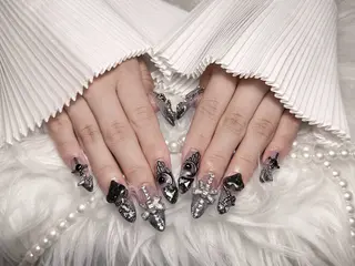 ネイル ☁️Minmin Tsuki💙🩵のネイルデザイン