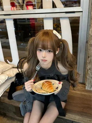 ロング カラー 盛れる上質ワンホン ヘア🤍YUME🤍のヘアスタイル