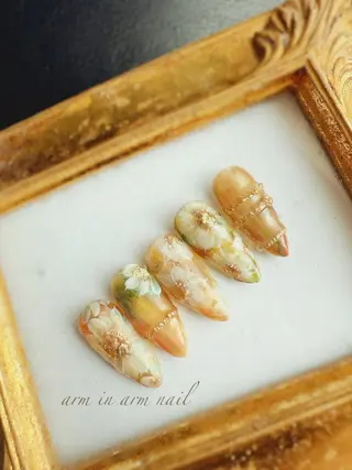ネイル arm in arm ︎✿Yamamotoのマツエク・マツパデザイン