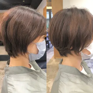 ショート yoyo所属・ショートカット🍃 髪質改善✨岡元瑞貴のヘアスタイル